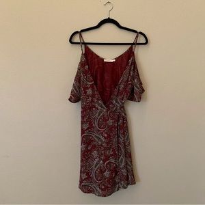 Lush - Paisley Wrap Dress